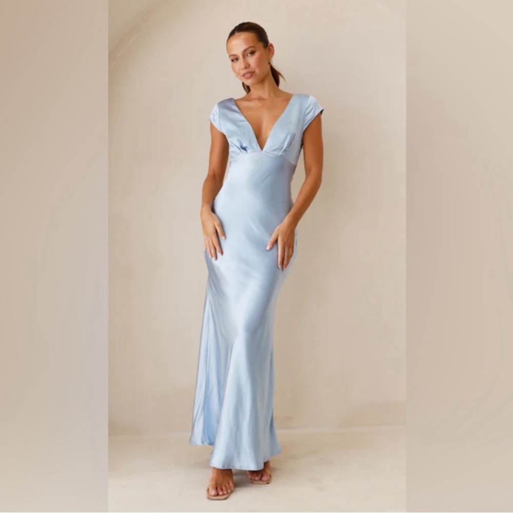 Billy J Amelia Maxi Dress - Blue size US 2 AU 6